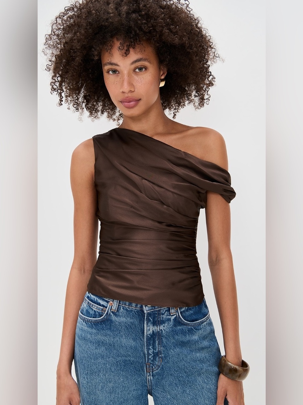 Reformation Hera Silk Top